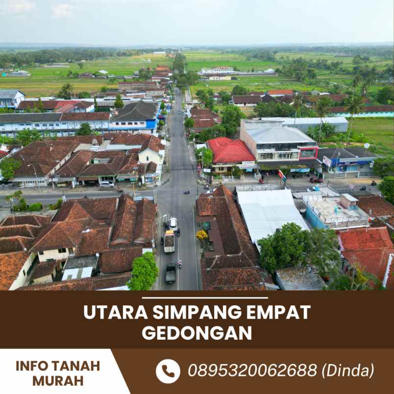 dijual tanah gedongan sumberagung