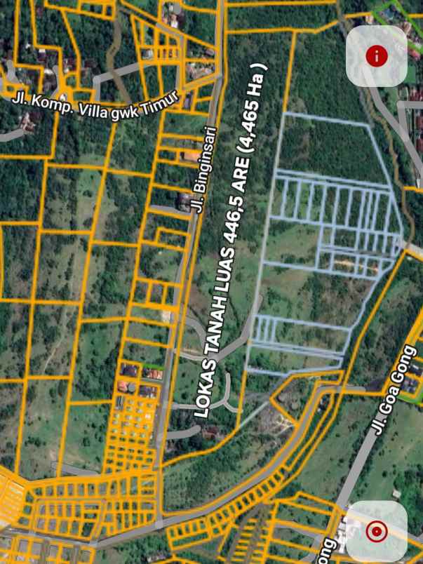 dijual tanah gwk gia gong