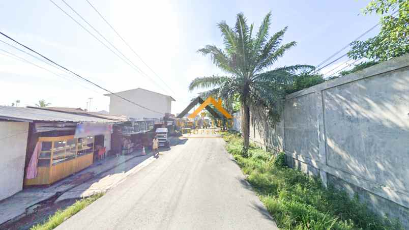 dijual tanah jalan aluminium raya dekat