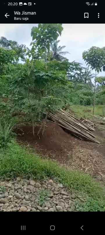 dijual tanah jalan bojonglongok oarakan