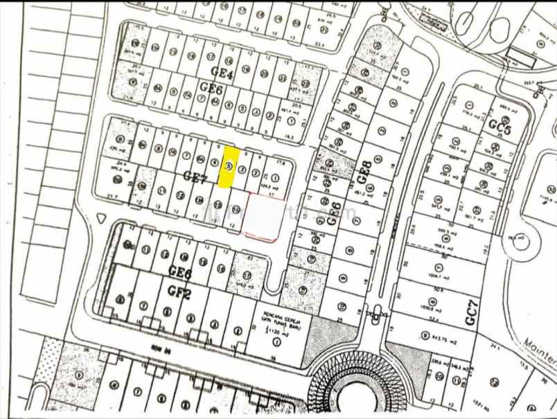 dijual tanah jalan bukit golf