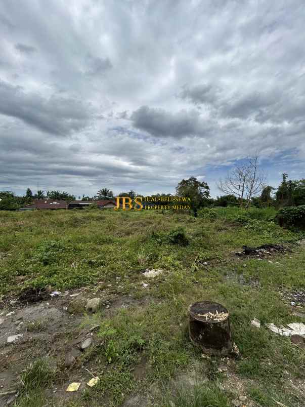 dijual tanah jalan lintas binjai stabat