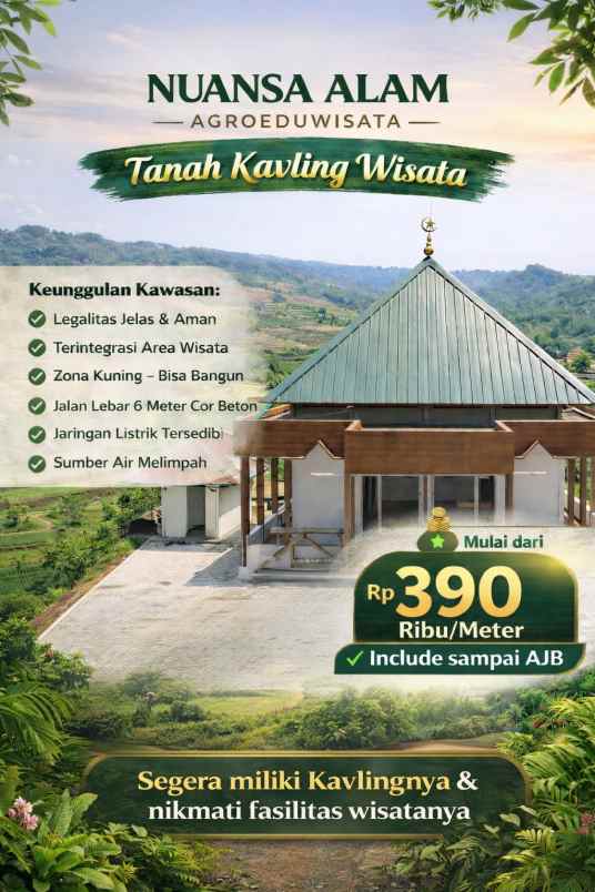 dijual tanah jalan raya tanjungsari
