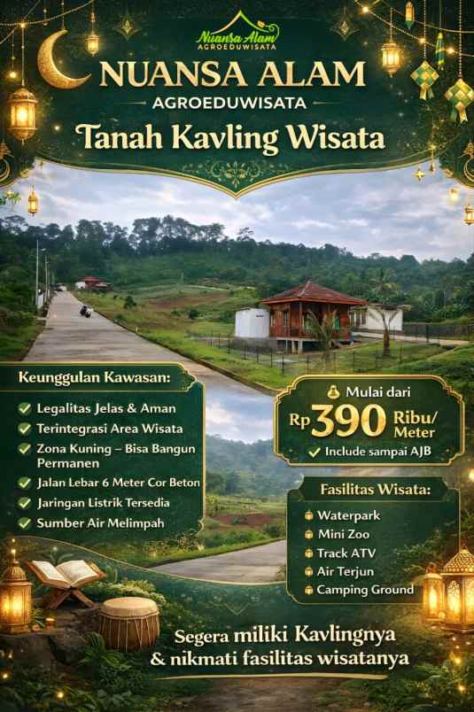 dijual tanah jalan raya tanjungsari