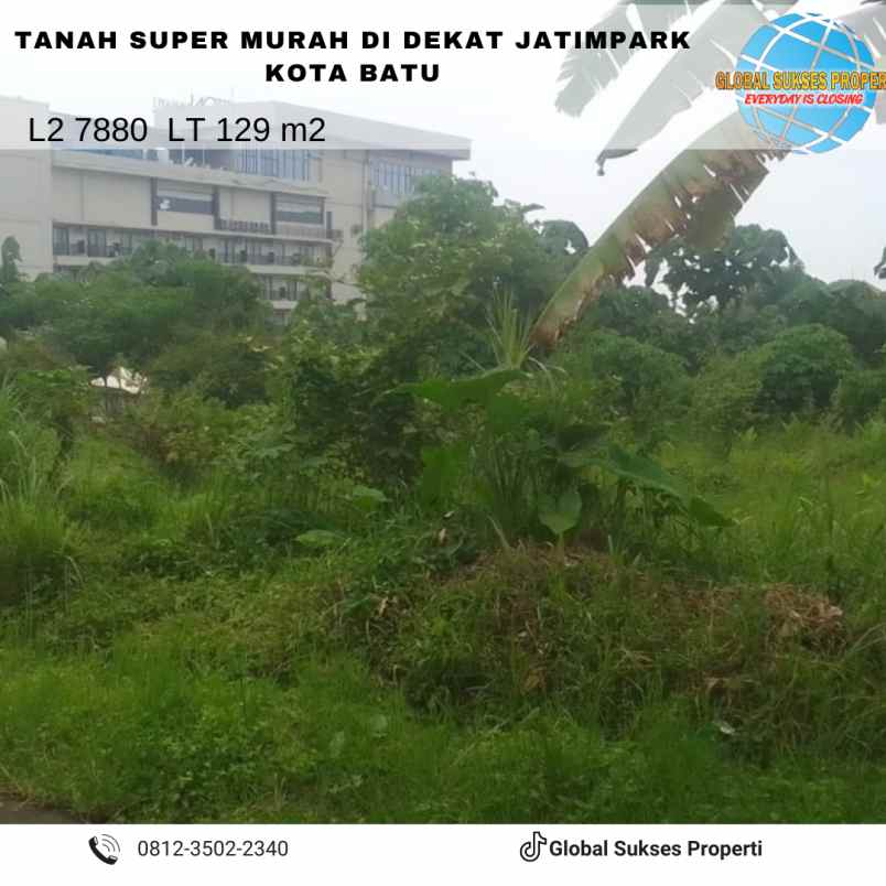dijual tanah jl abdul gani atas