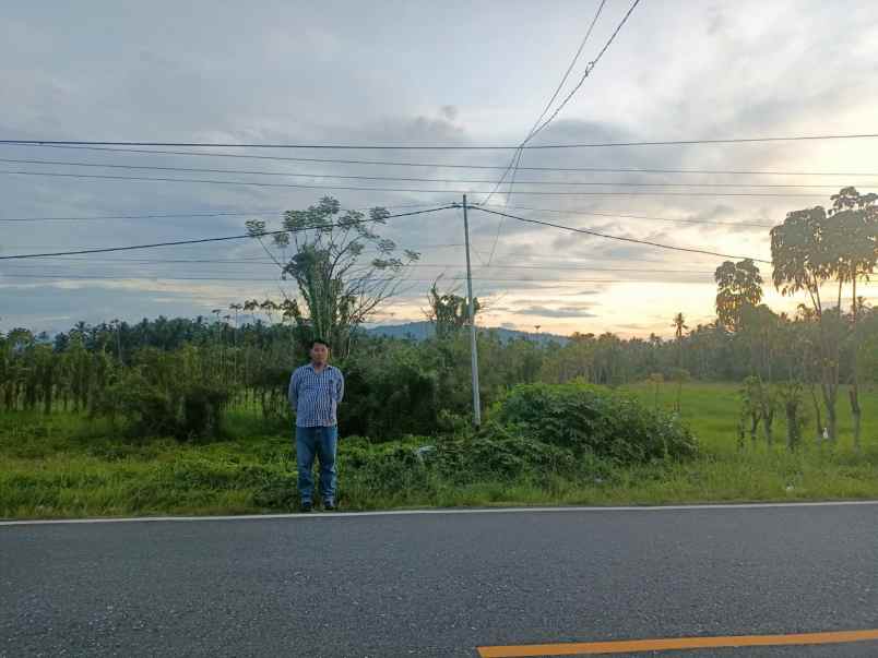 dijual tanah jl inobonto kotamobagu jl