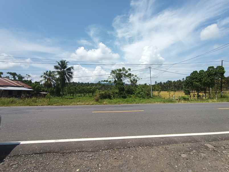 dijual tanah jl inobonto kotamobagu jl