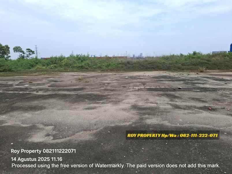 dijual tanah jl marunda makmur