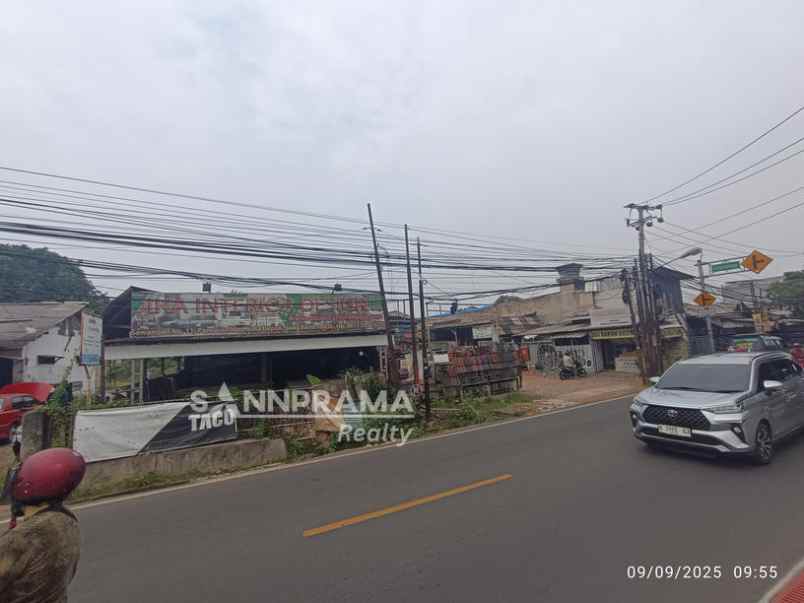 dijual tanah jln raya sawangan depok