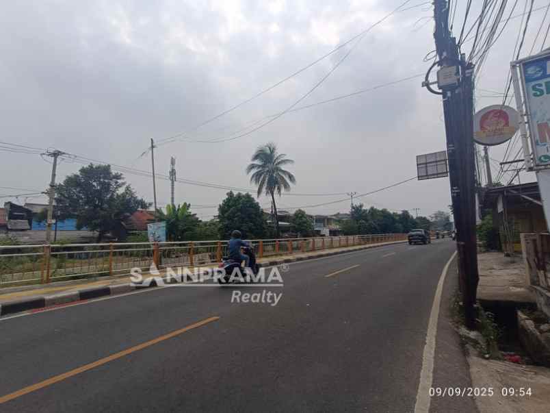 dijual tanah jln raya sawangan depok
