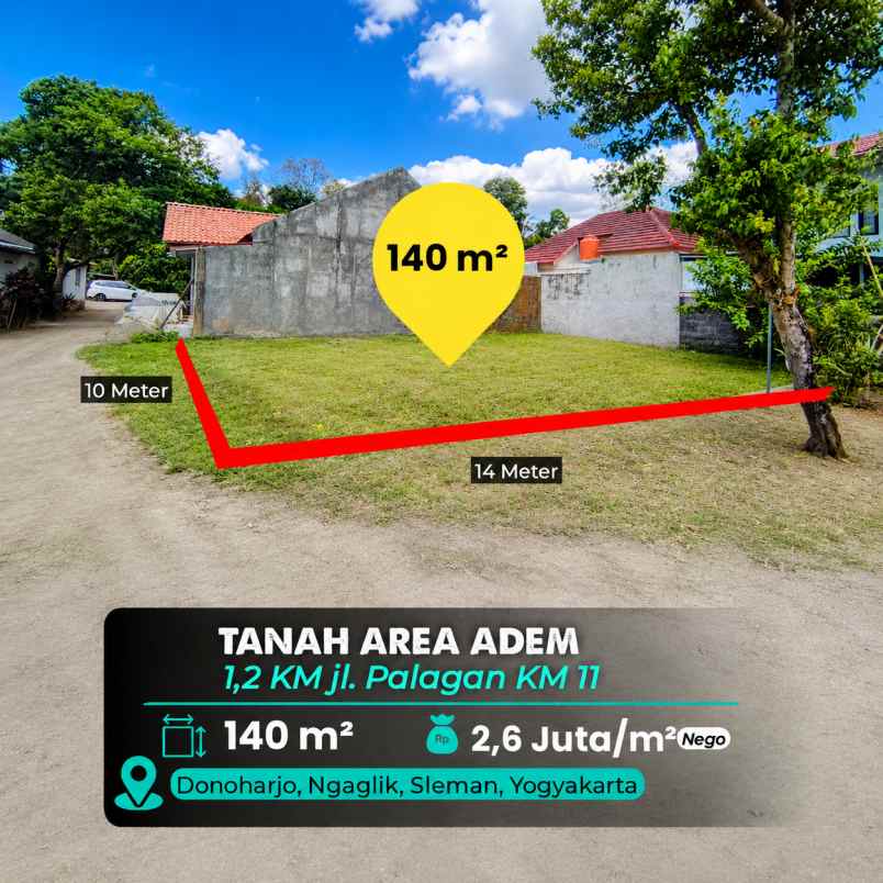 dijual tanah ngaglik