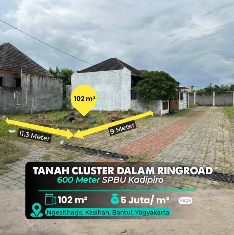 dijual tanah ngestiharjo