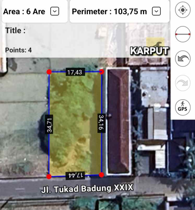 dijual tanah sidakarya