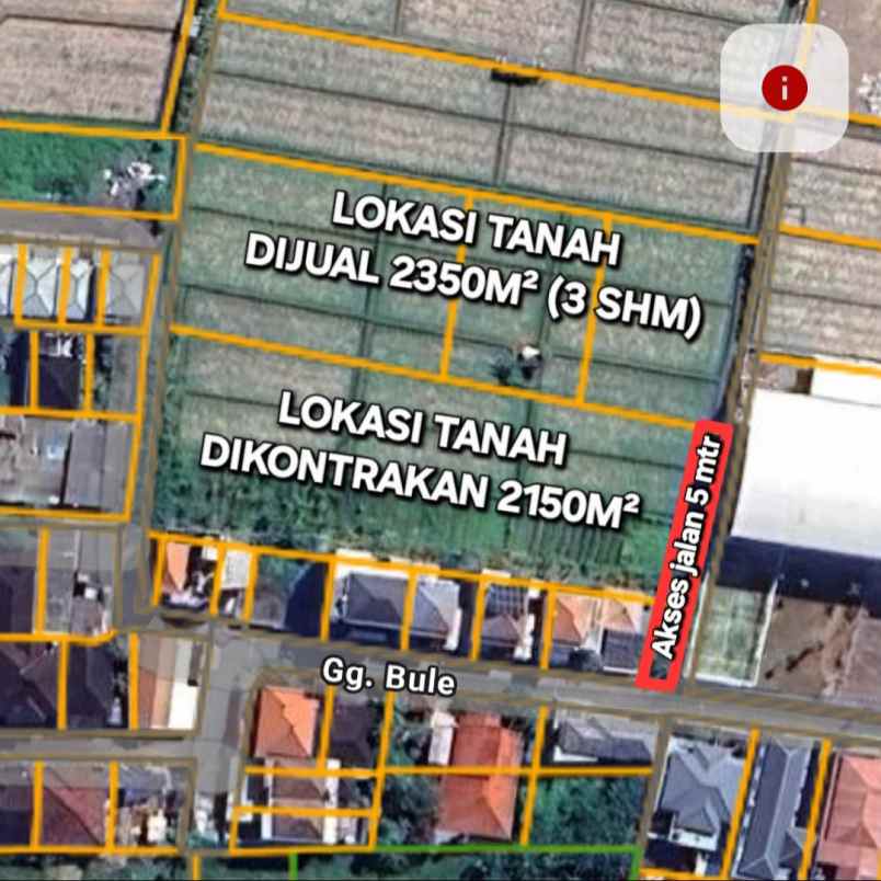 dijual tanah sidakarya