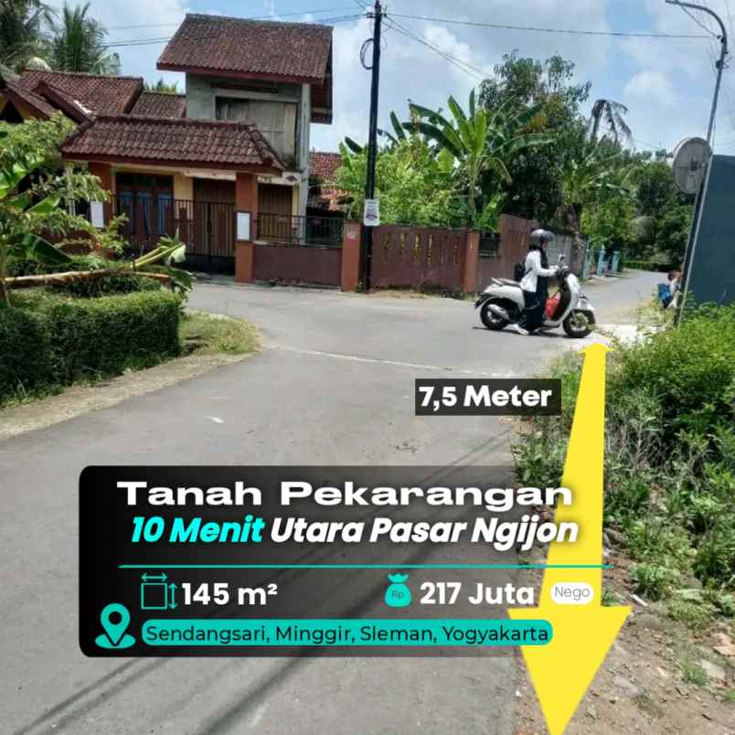 dijual tanah tempel