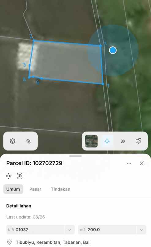 dijual tanah tibubiyu kerambitan