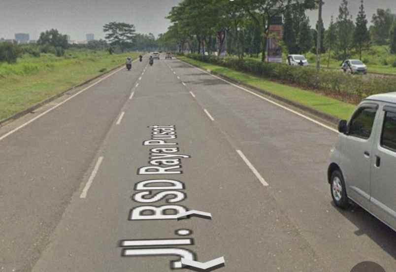 dijual tanah west village jln bsd raya