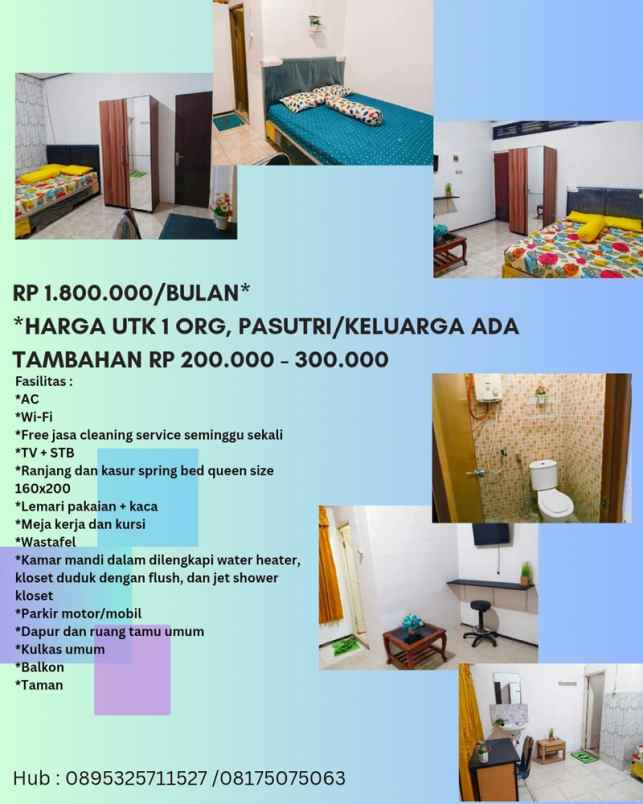 disewakan kost kost bromo sawahan