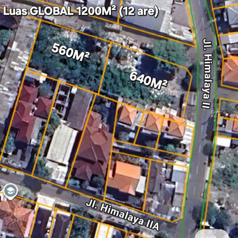 disewakan tanah buluh indah