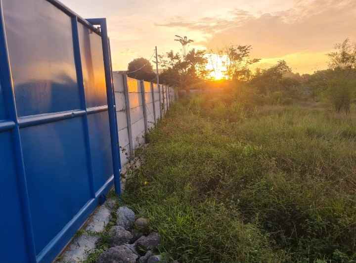 disewakan tanah gudang medan estate