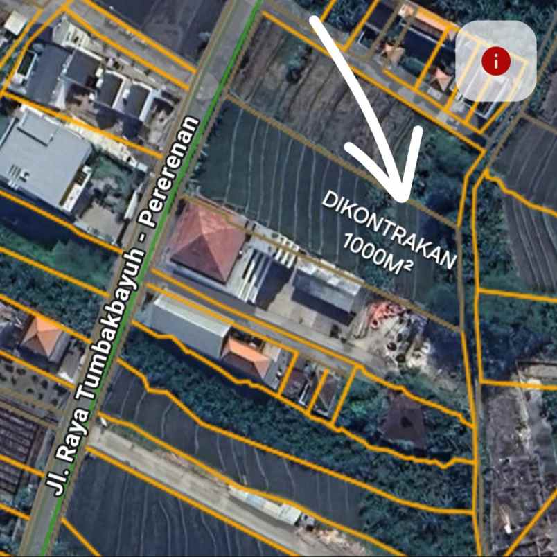 disewakan tanah pererenanan