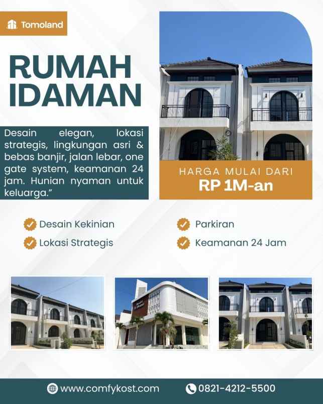 hub harga rumah kost malang berdasarkan durasi