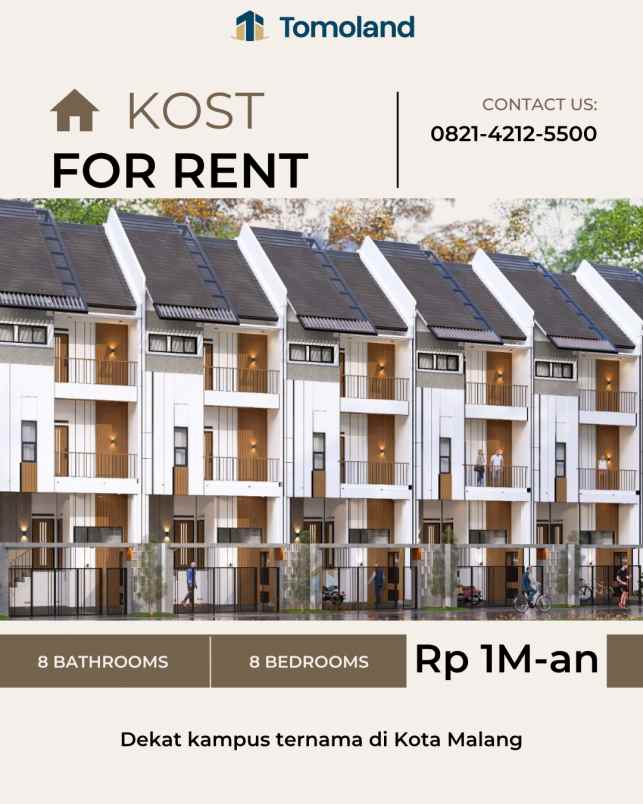 hub jual kost malang full furnish harga terjangkau