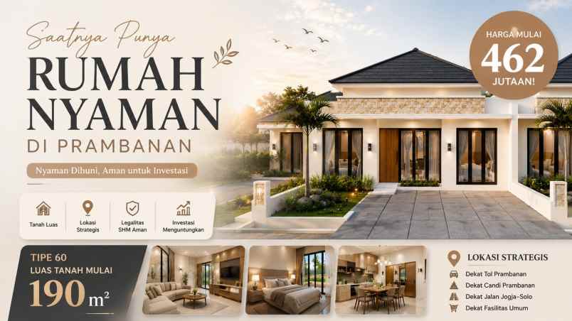 hunian nyaman bernuansa resort harga mulai 462 jutaan