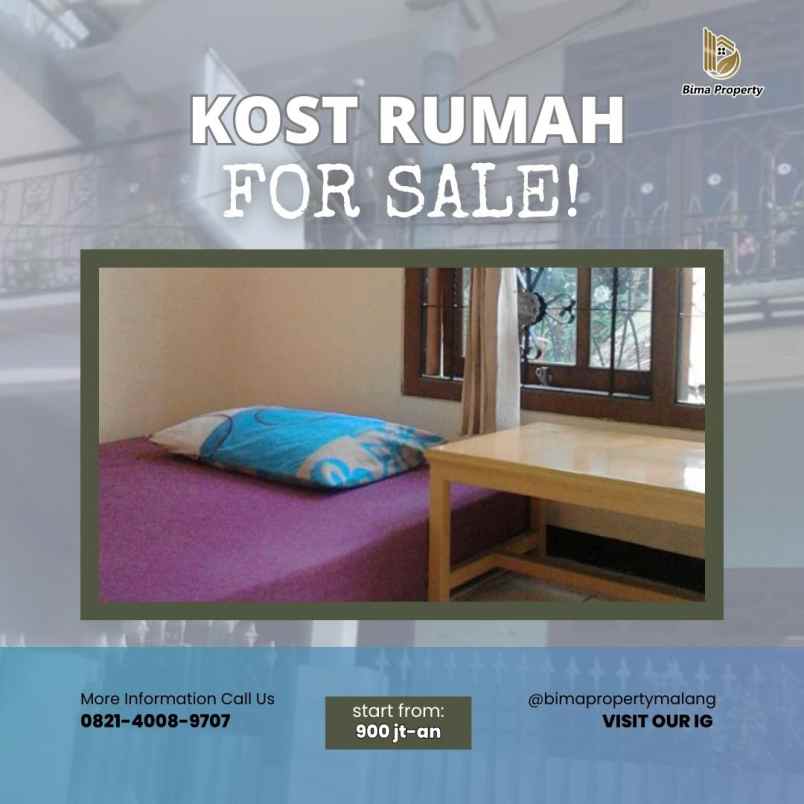 kost rumah 2 lantai area blimbing kota malang