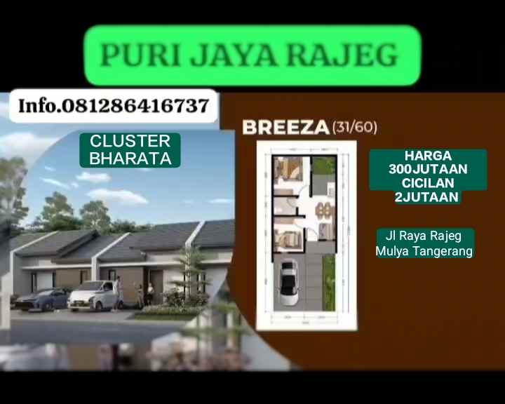 perumahan puri jaya rajeg tangerang harga murah