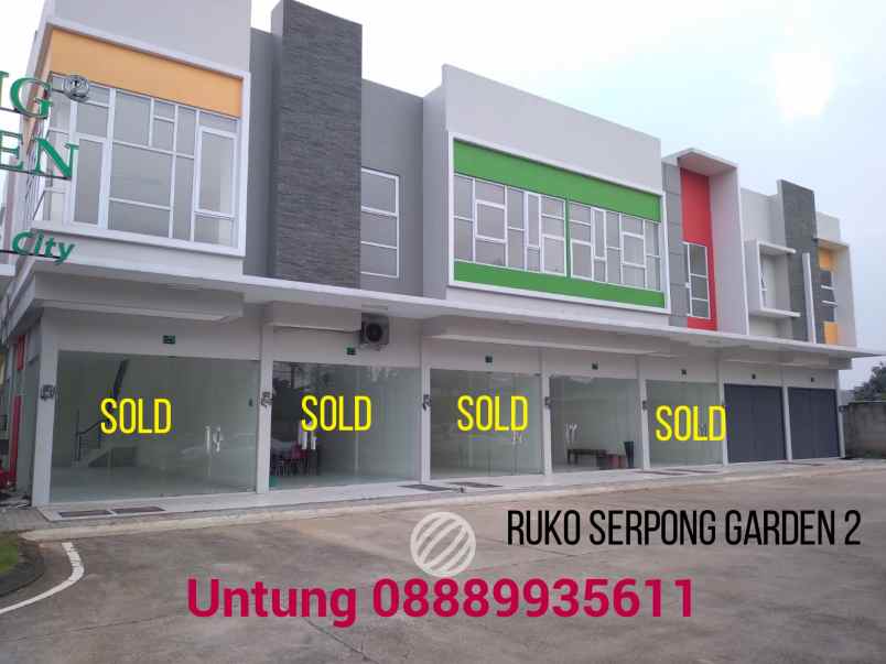 ruko gudang kantor jalan cisauk