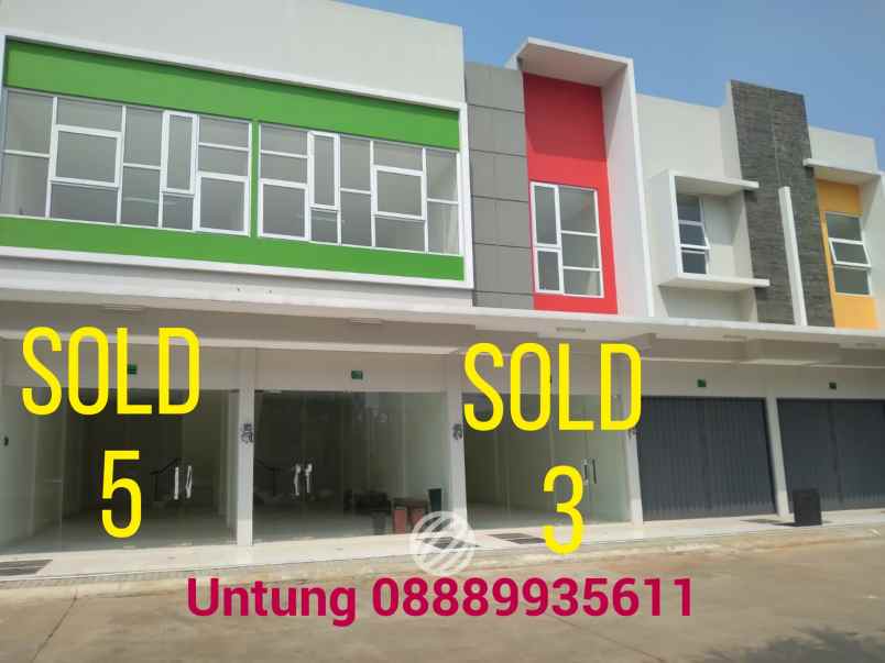 ruko gudang kantor jalan cisauk