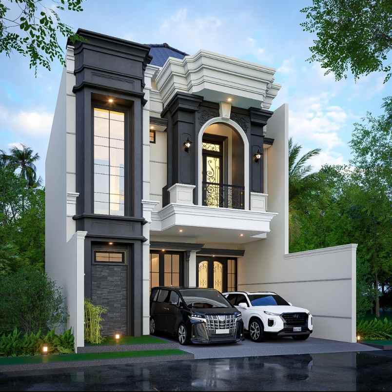 rumah 2 lantai dalam cluster di kemang sukmajaya depok