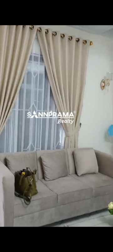 rumah apik siap huni dalam cluster di bedahan sawangan