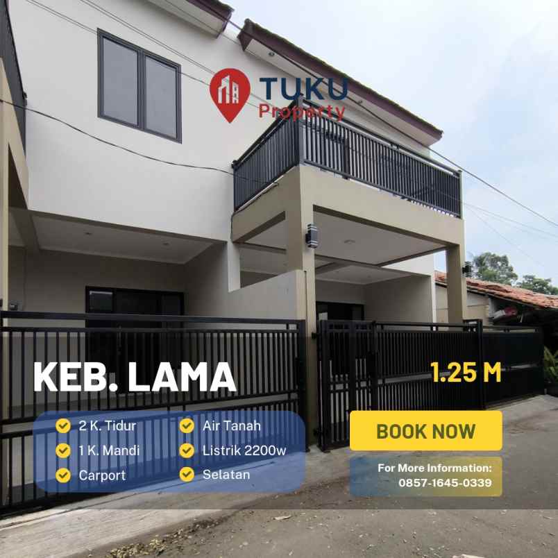 rumah bangunan baru di jurangmangu pondok aren