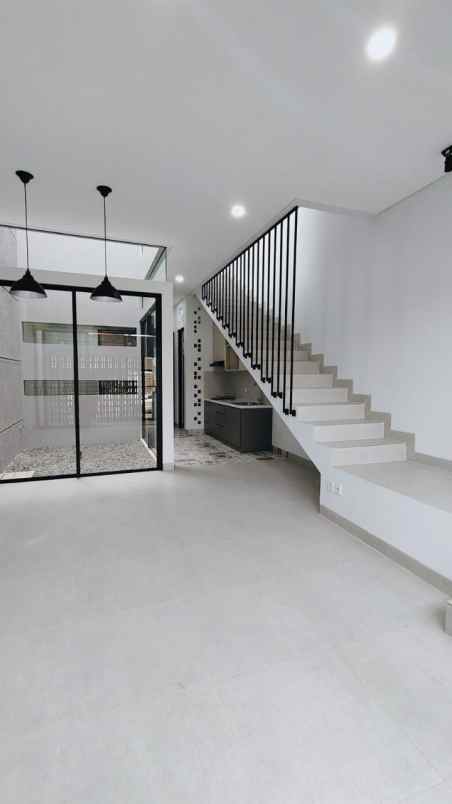 rumah baru siap huni scandinavian style dalam komplek