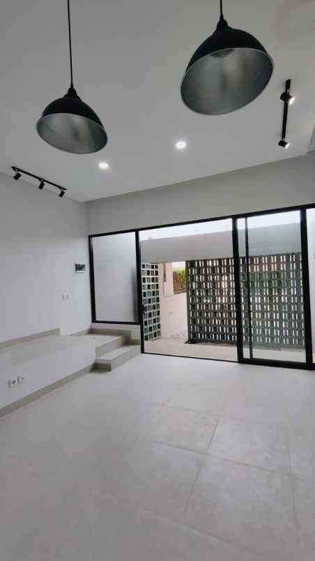 rumah baru siap huni scandinavian style dalam komplek