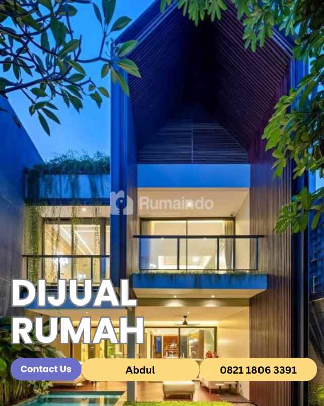 rumah brand new bergaya tropical modern