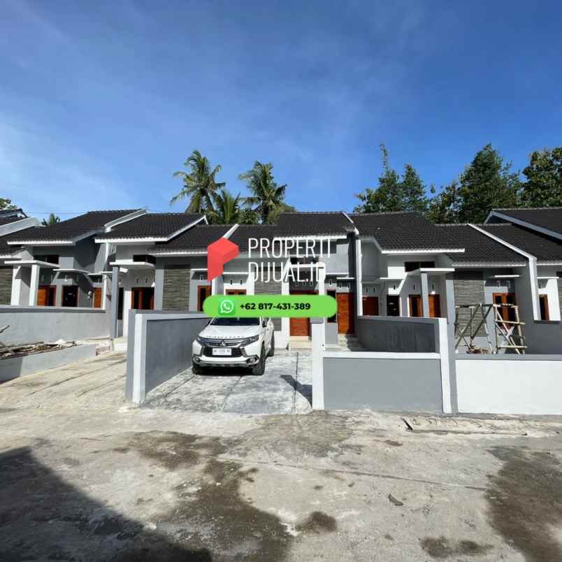 rumah dijual moyudan sleman 2 kamar siap huni