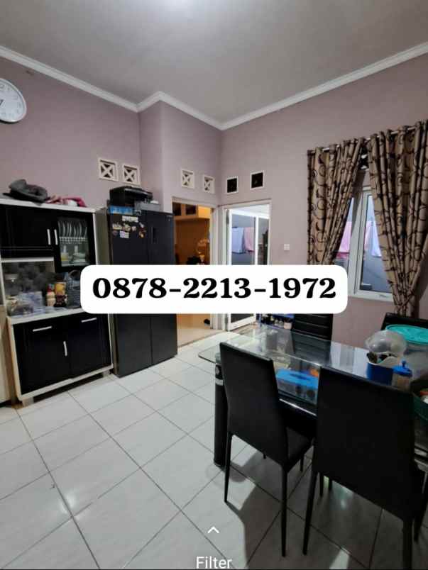 rumah furnish di komplek dekat ke kota wisata cibubur