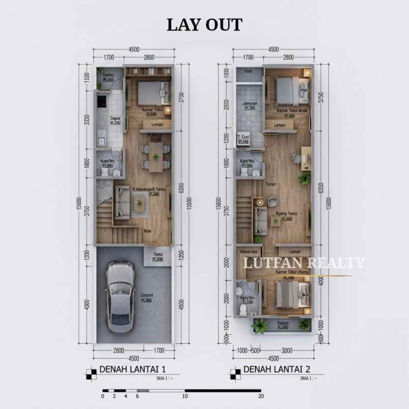 rumah jagakarsa minimalis dalam komplek