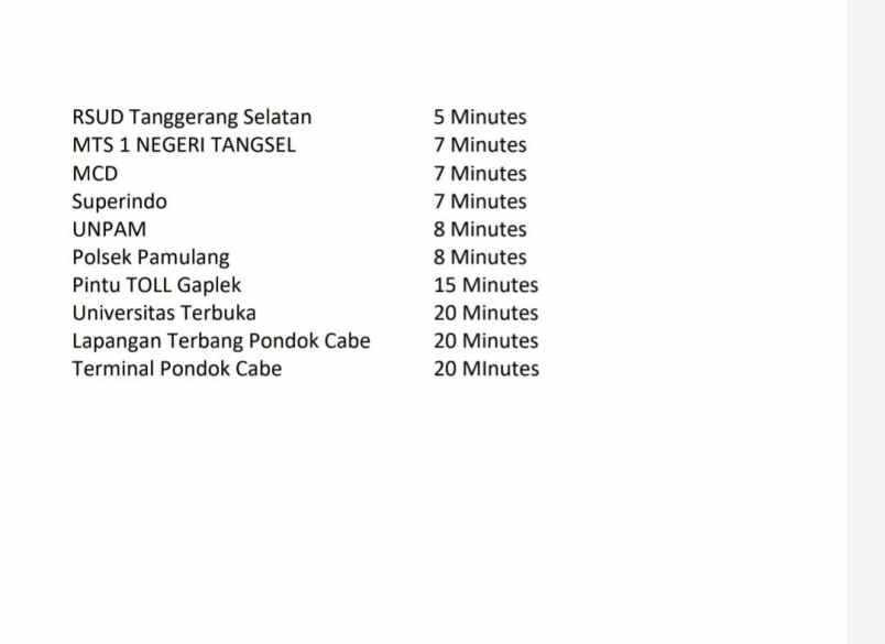 rumah jl cemara ii no 99 rt 003