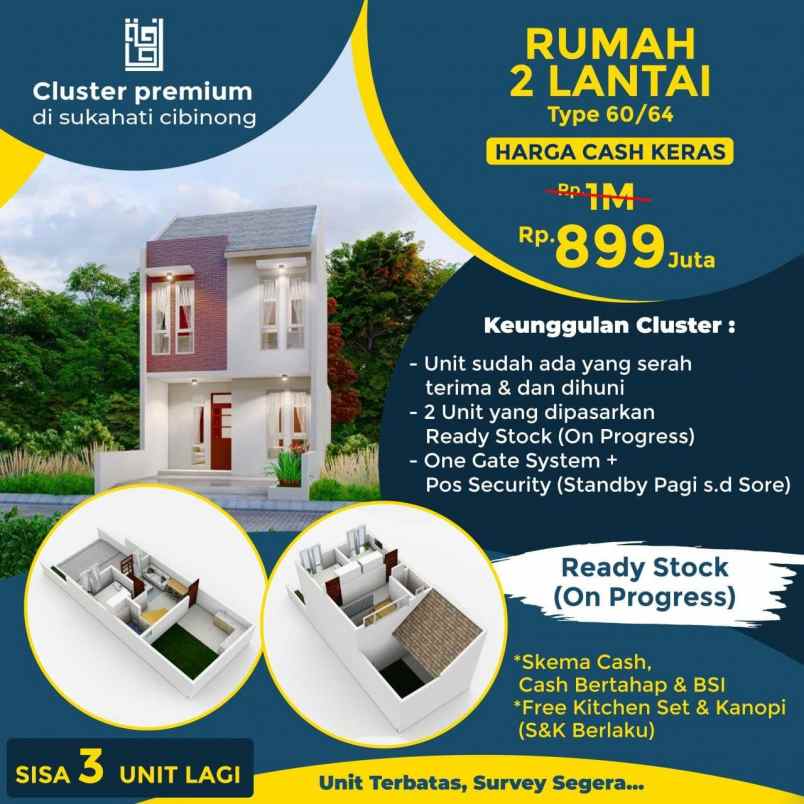 rumah jl pangrango sukahati