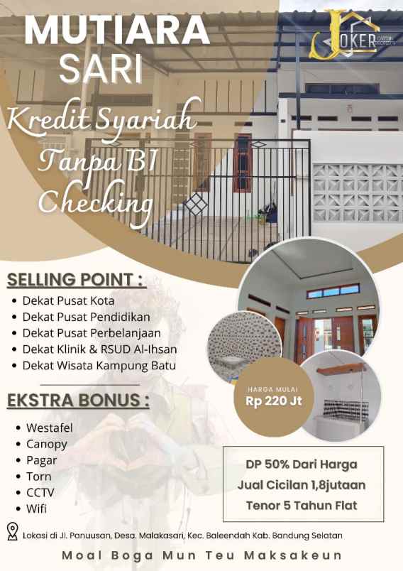 rumah minimalis dekat rsud al ihsan