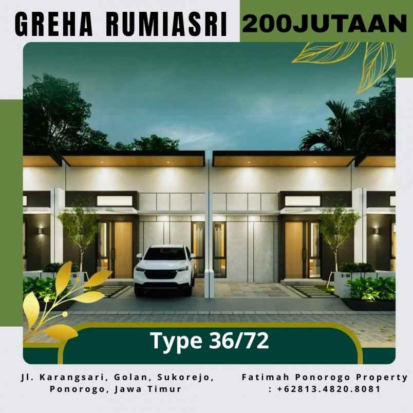 rumah minimalis syariah terbaru ponorogo