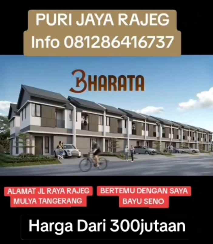 rumah murah puri jaya rajeg 500 jutaan murah
