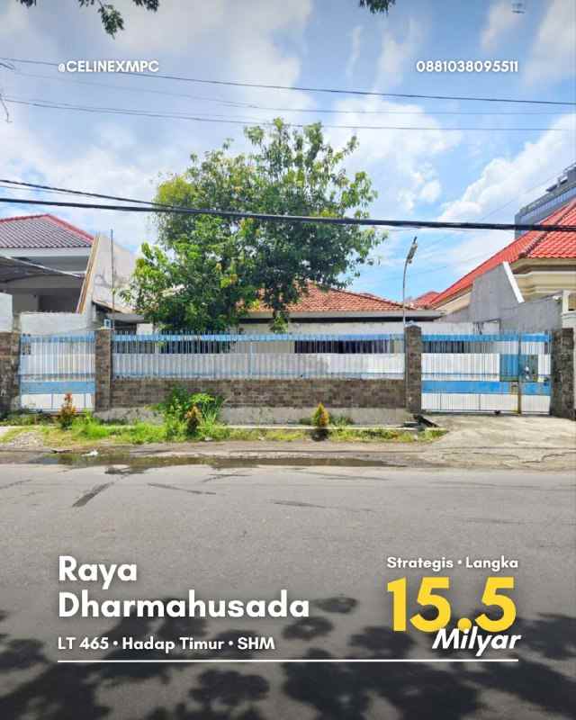 rumah raya dharmahusada strategis langka