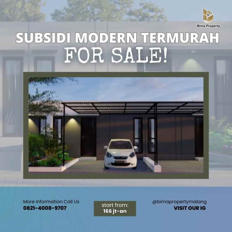 rumah subsidi dekat samsat kota di malang