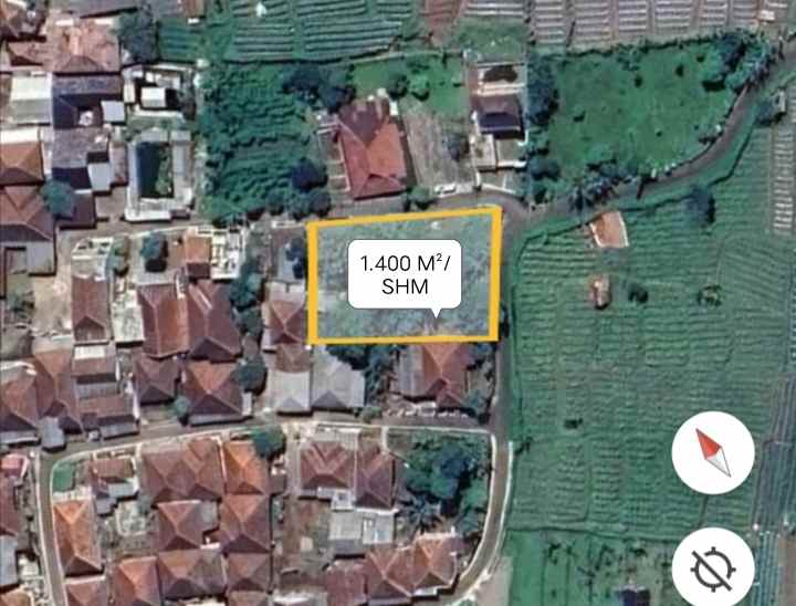 tanah daerah kompleks vila ciater subang jawa barat