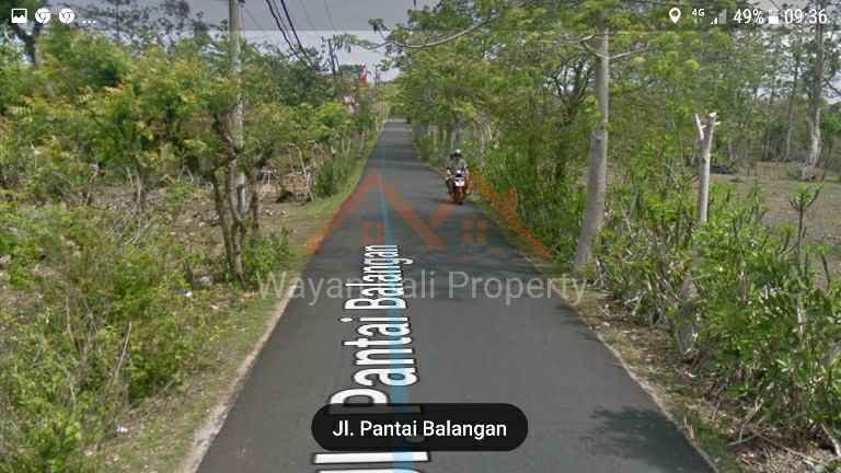 tanah jalan pantai balangan